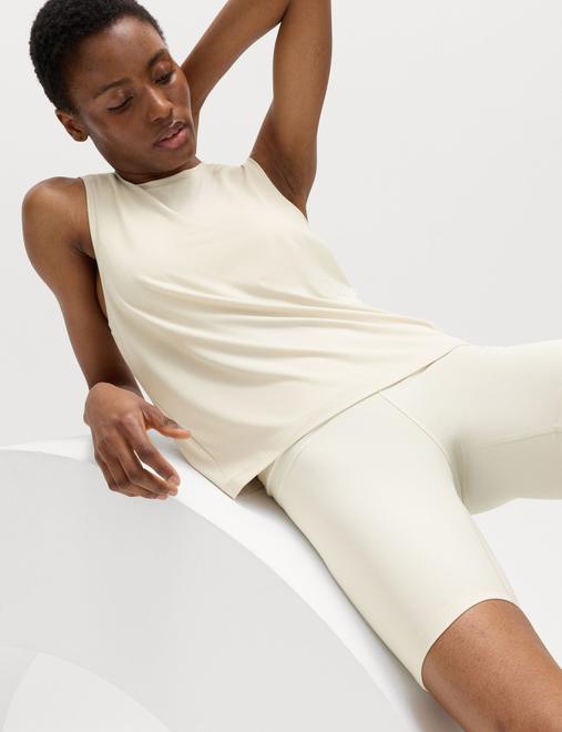 Essential Round Neck Boxy Vest Top
