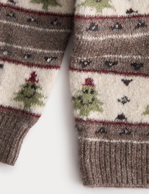 Fair Isle Christmas Tree Jumper (2-8 Yrs)