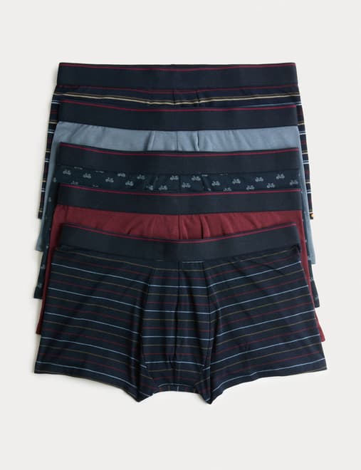 5 Pack Cotton Stretch Cool & Fresh™ Hipsters