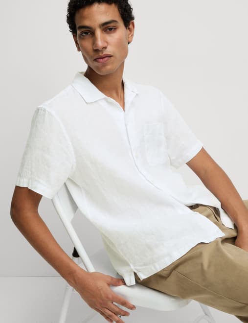 Pure Linen Short Sleeve Shirt