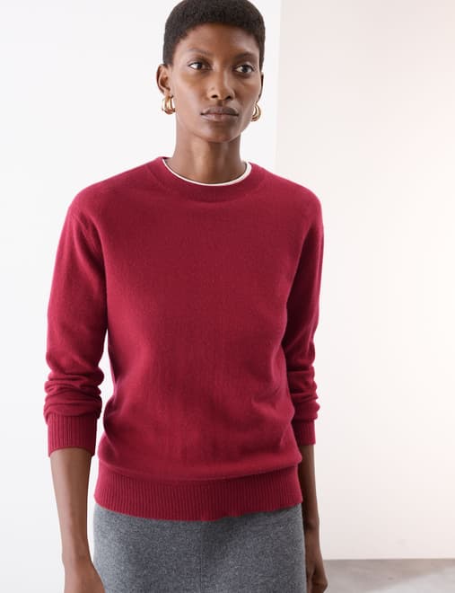Pure Cashmere Crew Neck Jumper