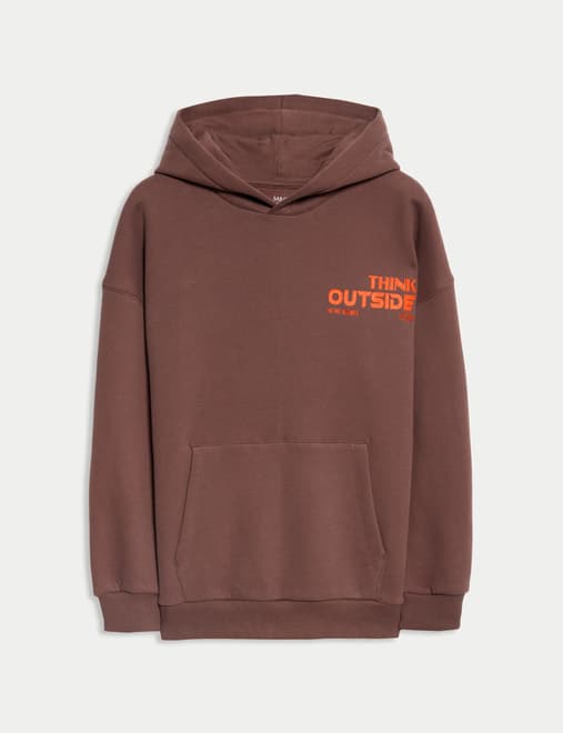 Cotton Rich Skateboard Graphic Hoodie (6-16 Yrs)