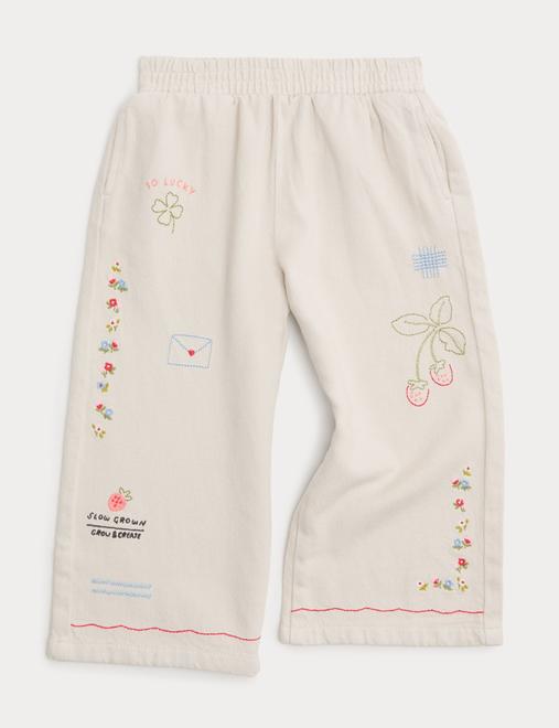 Denim Embroidered Jeans (1-8 Yrs)