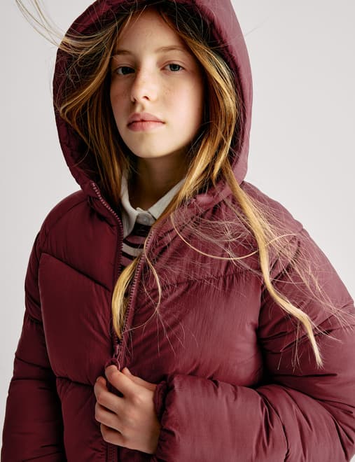 Midweight Padded Hooded Coat (6-16 Yrs)