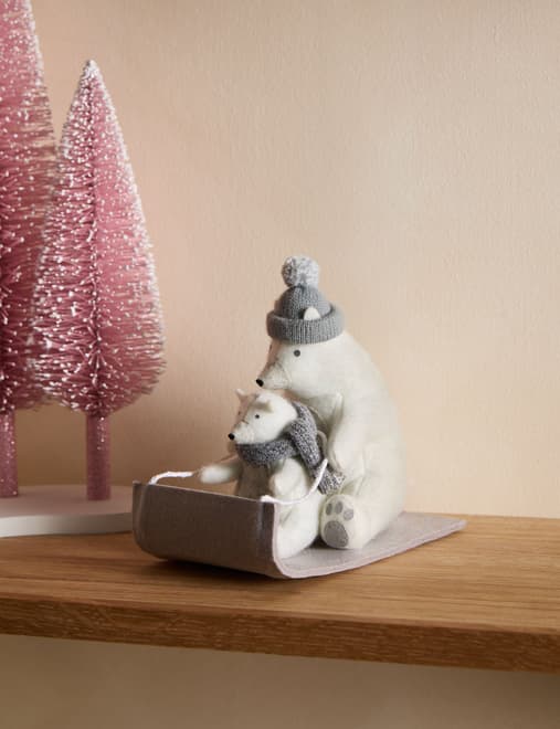 Felt Polar Bear Room Decoration