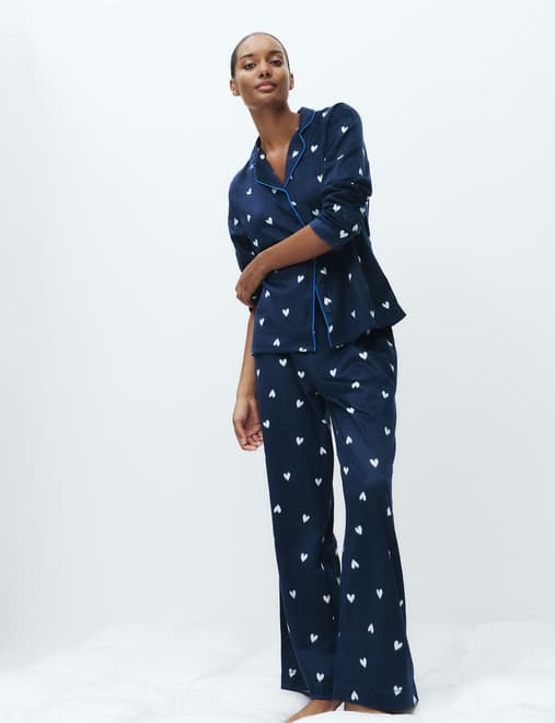Printed Fleece Pyjama Set