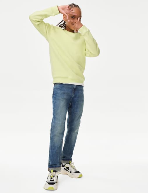 The Jones Slim Fit Cotton with Stretch Jeans (6-16 Yrs)