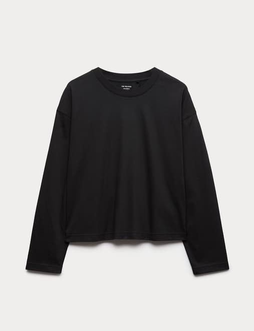 Pure Cotton Striped Boxy Top