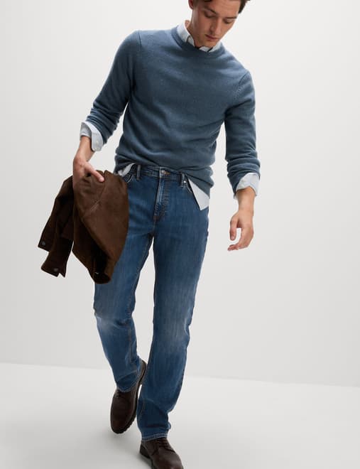 Straight Fit Stretch Jeans