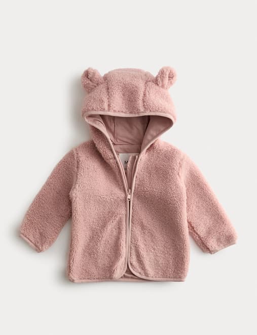 Borg Ears Hooded Jacket (1-36 Mths)