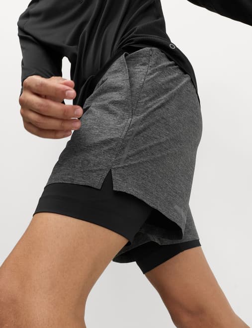 Double Layered 5 inch Sports Shorts