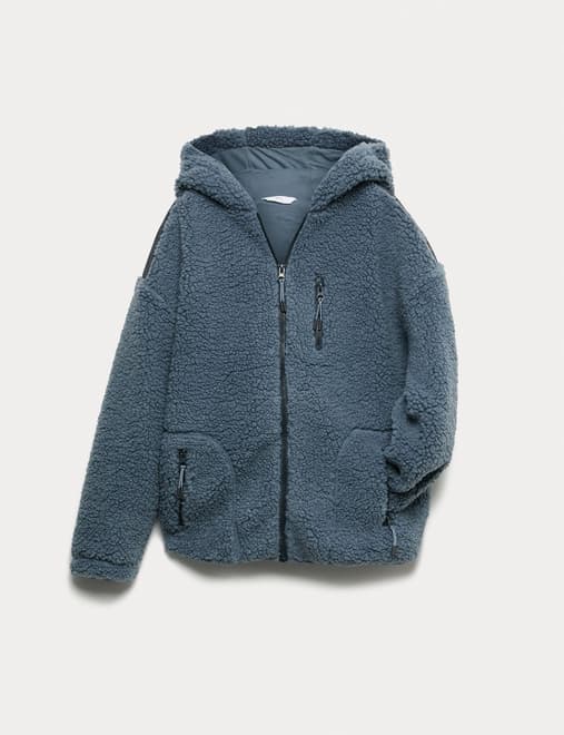 Borg Zip Hoodie (6-16 Yrs)