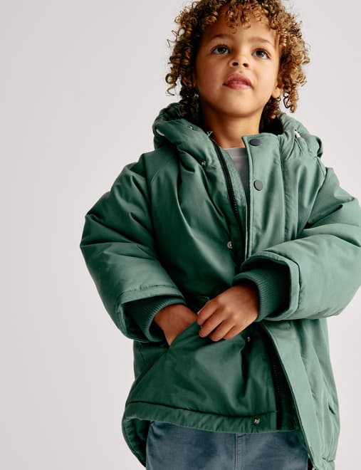 Cotton Rich Hooded Parka (2-8 Yrs)