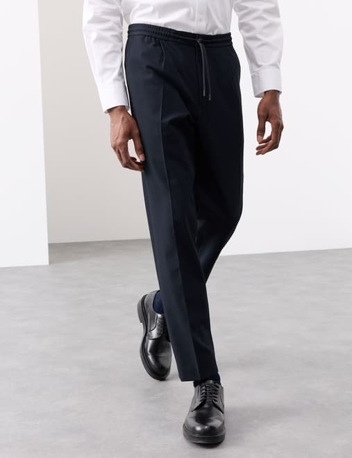 Tailored Fit Performance Twill Trousers