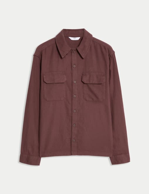 Pure Cotton Utility Pocket Shirt (6-16 Yrs)