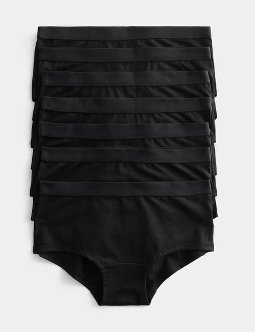 7pk Cotton Rich Shorts (5-16 Yrs)