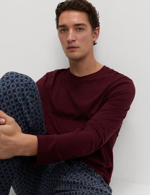 Pure Cotton Geometric Print Pyjama Set