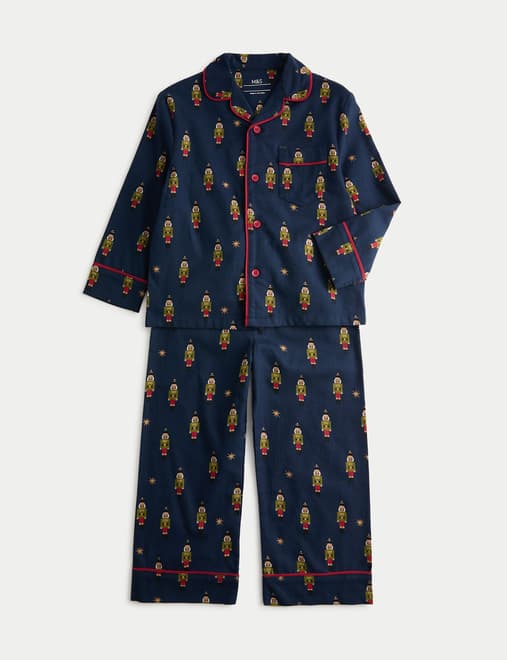 Christmas Magic Nutcracker Revere Long Sleeve Pyjamas (12Mths-10 Yrs)