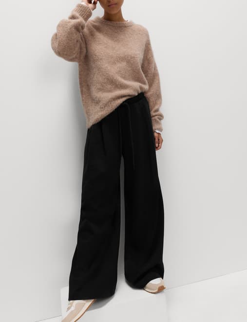 Super Wide Leg Palazzo Joggers