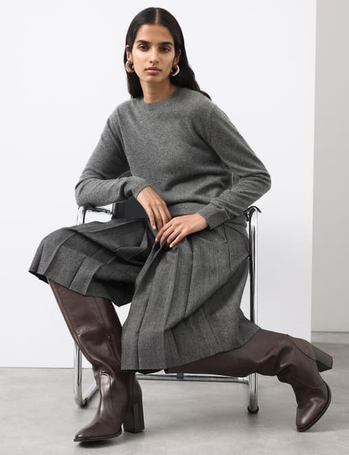 Pure Cashmere Crew Neck Jumper