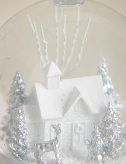 Winter House Snow Globe