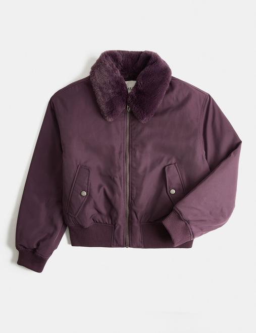 Stormwear™ Faux Fur Collared Bomber Jacket (6-16 Yrs)