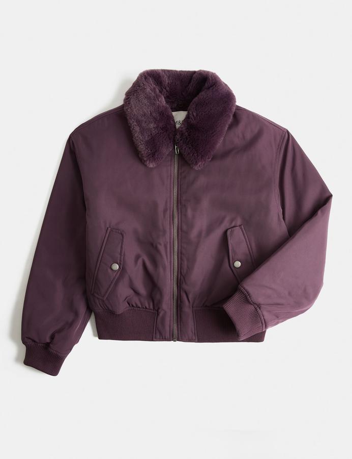 Stormwear™ Faux Fur Collared Bomber Jacket (6-16 Yrs)