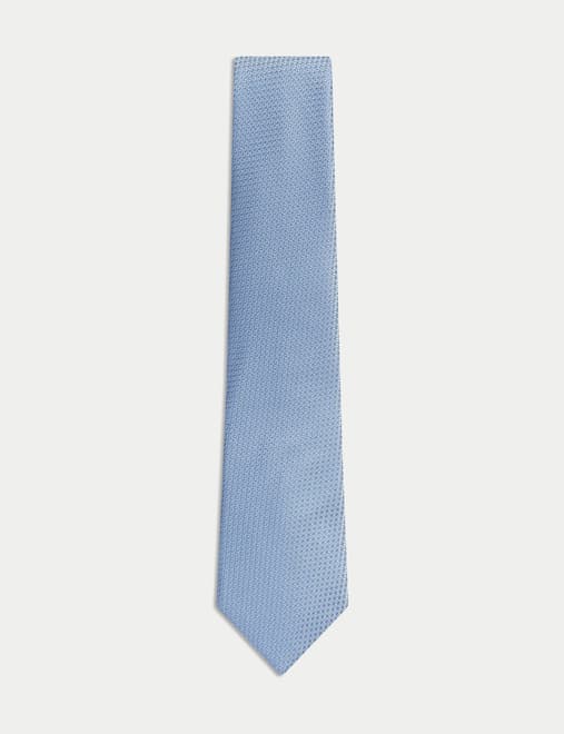 Textured Pure Silk Tie