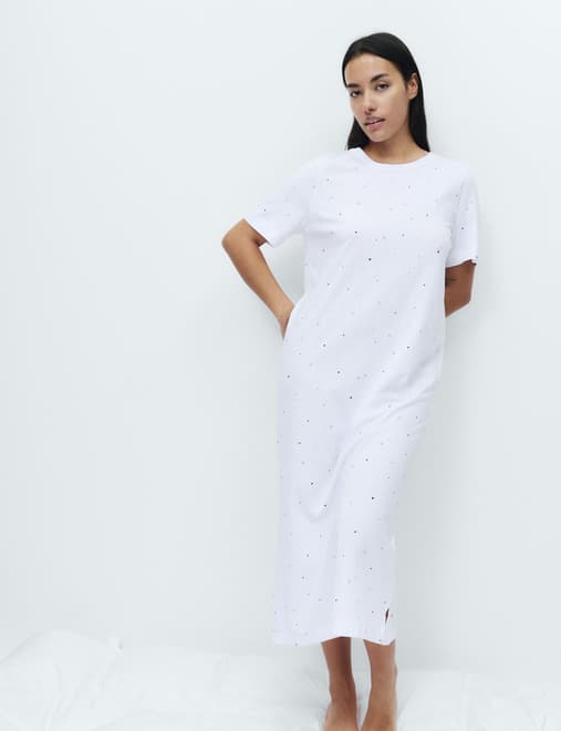 Cool Comfort™ Printed Long Nightdress