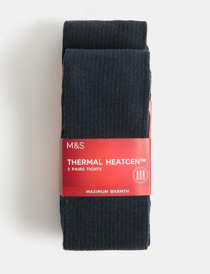 2 Pack Thermal Heatgen™ Tights (2-16 Yrs)