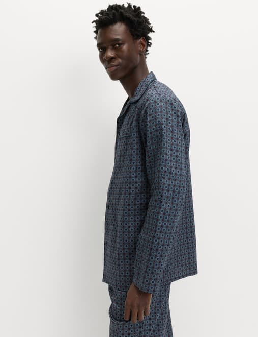 Pure Cotton Mosaic Print Pyjama Set