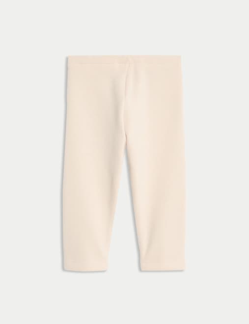 Cotton Blend Fleece Lined Leggings (0-3 Yrs)