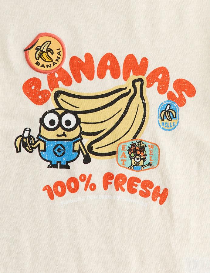 Pure Cotton Minions™ Banana Graphic T-Shirt (2-8 Yrs)