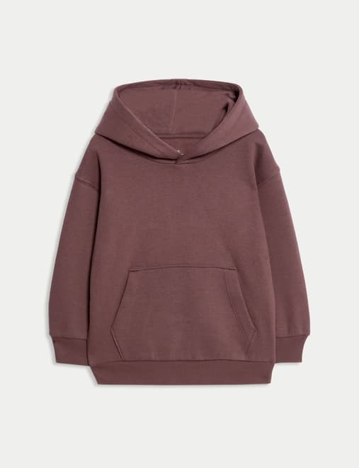 Cotton Rich Plain Hoodie (2-8 Yrs)
