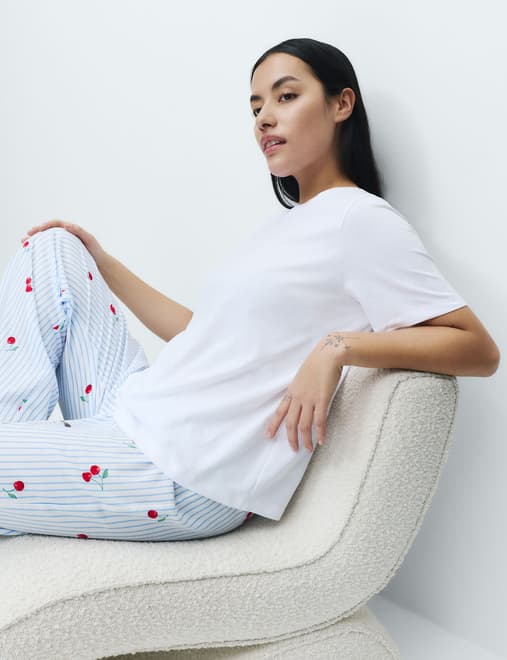 Short Sleeve Cotton Printed Flatpack Pj