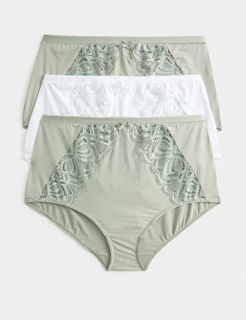 3pk Amelia Lace Full Briefs