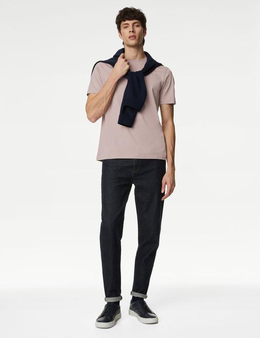 Pure Supima® Cotton Performance Crew Neck T-shirt