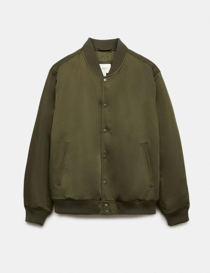Satin Bomber Jacket