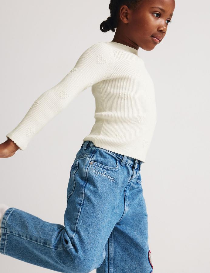 Knitted Heart Top (2-10 Yrs)