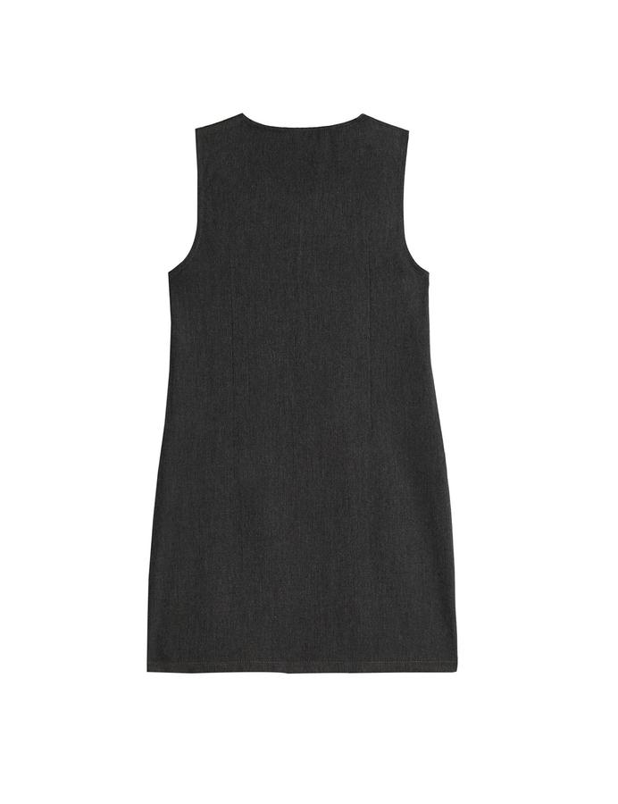 2 Pack Pleated Pinafore School Dresses (2-12 Yrs)