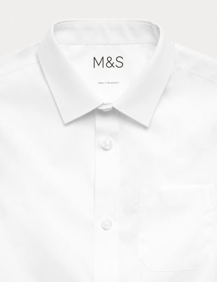 2 Pack Boys' Non-Iron School Shirts (2-18 Yrs)