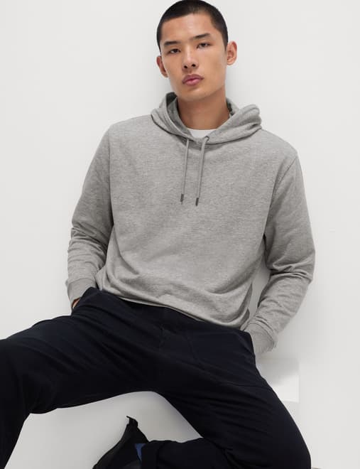 Cotton Rich Lightweight Hoodie