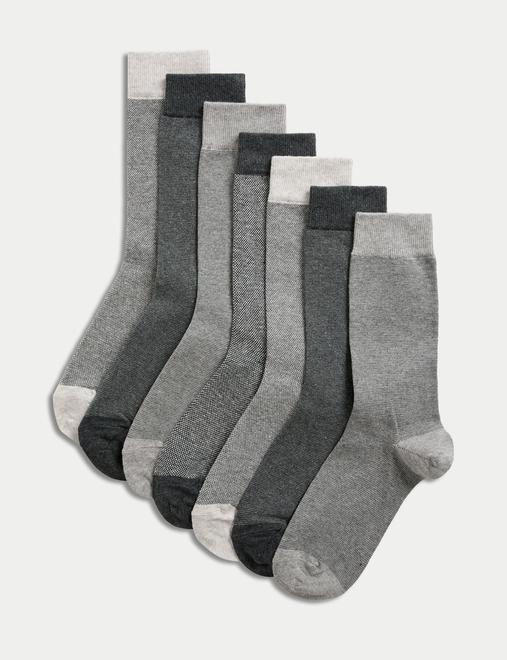7 Pack Cool & Fresh™ Cotton Rich Socks