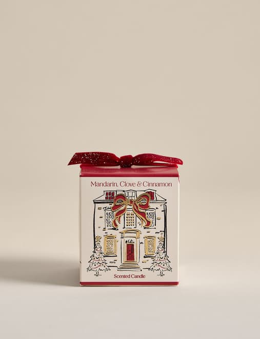 Mandarin Clove and Cinnamon Box Candle