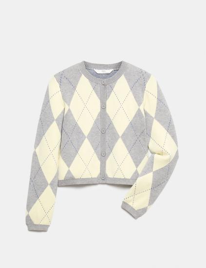 Argyle Cardigan (6-16 Yrs)