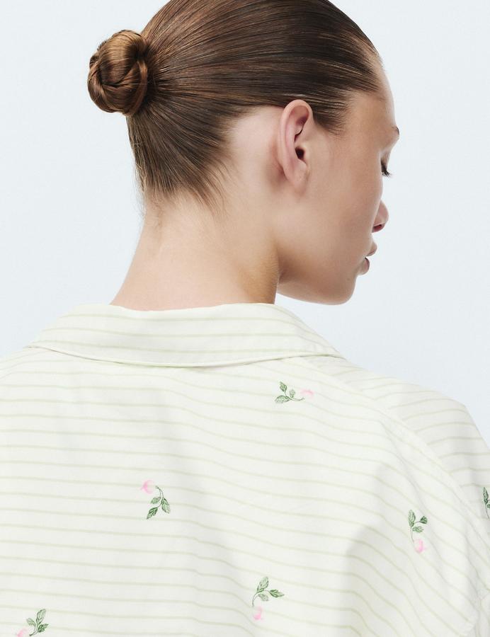 Pure Cotton Poplin Printed Pyjama Set