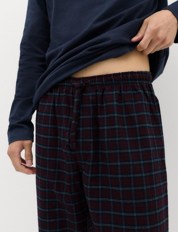 Pure Cotton Brushed Check Pyjama Set