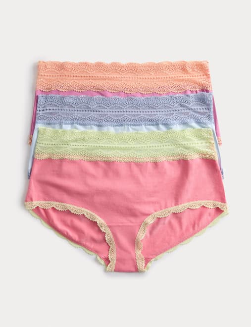 3pk Cotton Rich High Rise Shorts