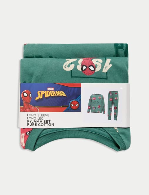 Spider-Man™ Pure Cotton Pyjamas (1-8 Yrs)