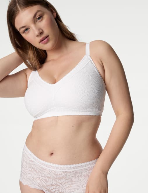 Flexifit™ Lace Non Wired Minimiser Bra C-H